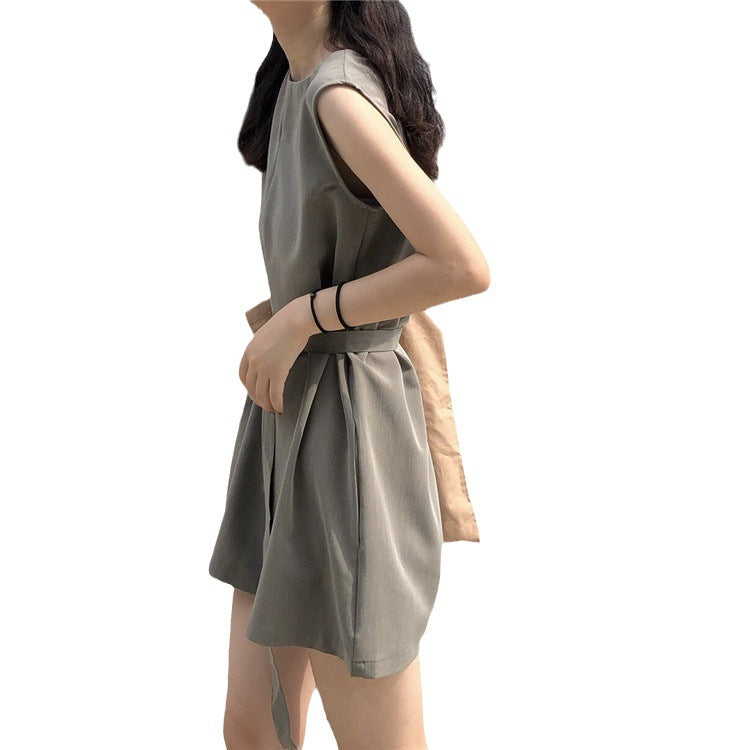 Damen Jumpsuit mit tailliertem Design und praktischen Taschen Drune