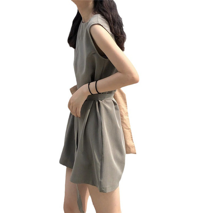 Damen Jumpsuit mit tailliertem Design und praktischen Taschen Drune