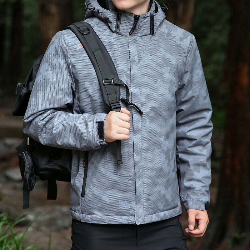 Herren Wasserdichte Outdoor-Jacke Drune