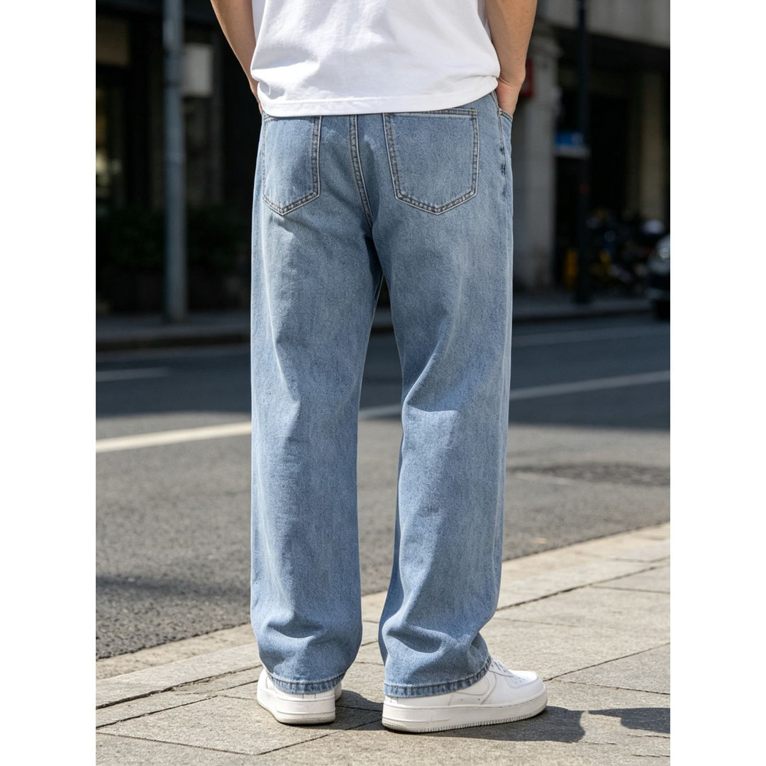 Herren Modische Loose-Fit Jeans mit einzigartigen Grafiken Drune