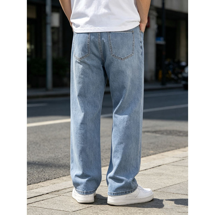 Herren Modische Loose-Fit Jeans mit einzigartigen Grafiken Drune