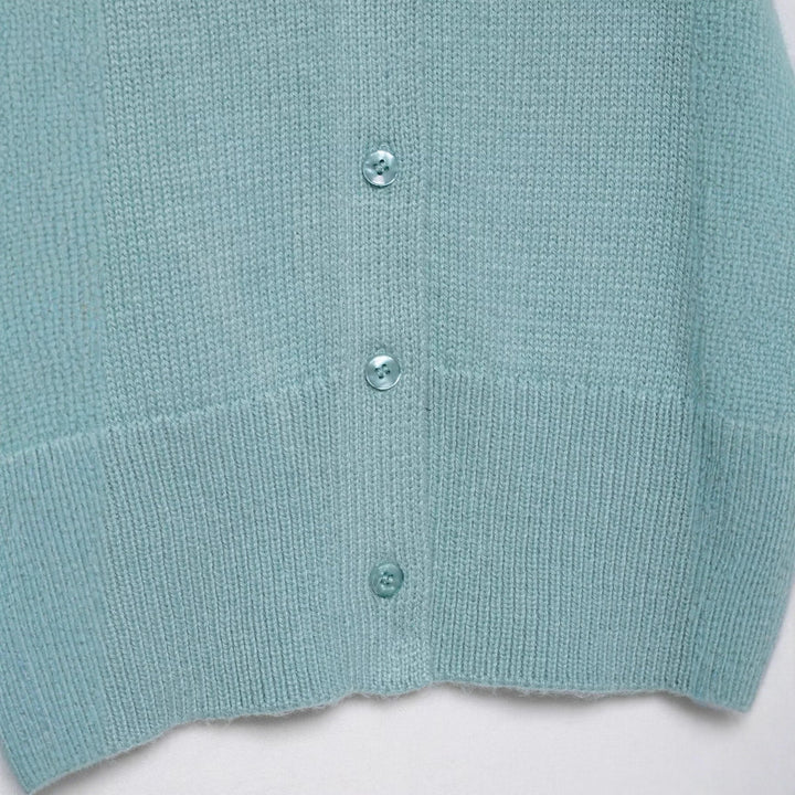 Damen Feine Strickjacke mit Knopfverschluss Drune