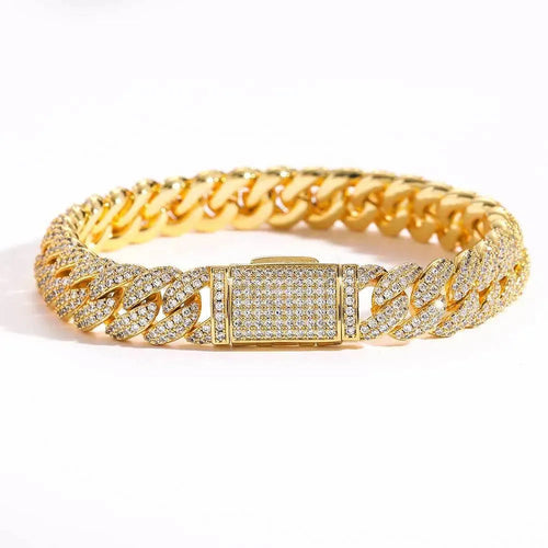 Drune | Hip Hop Fashion Schmuckarmband mit Zirkonia