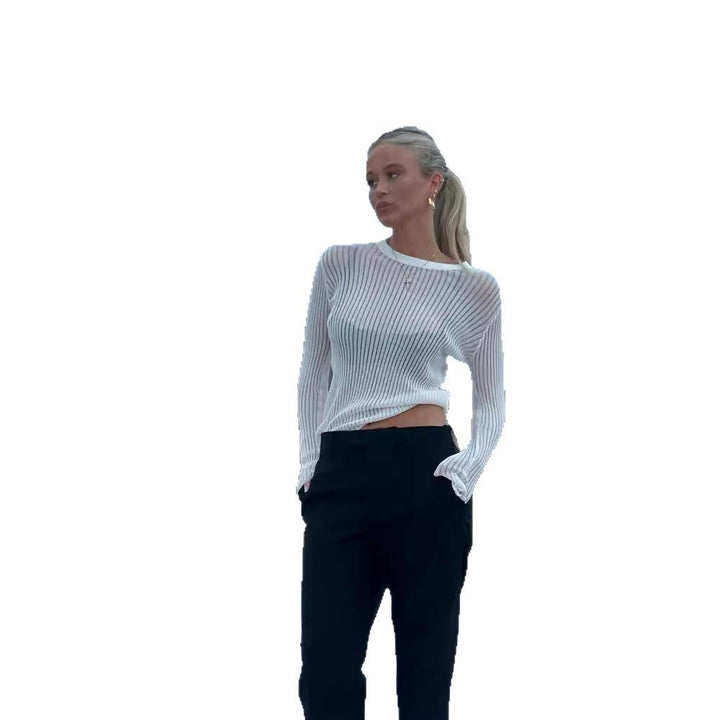 Damen Longsleeve Oberteil Drune