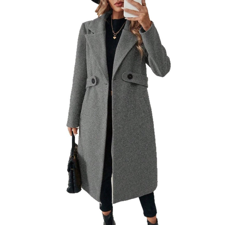 Damen Eleganter und moderner Langmantel