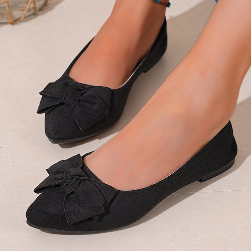 Drune | Damen Komfortable & Stilvolle Freizeitslipper Mit Schleife