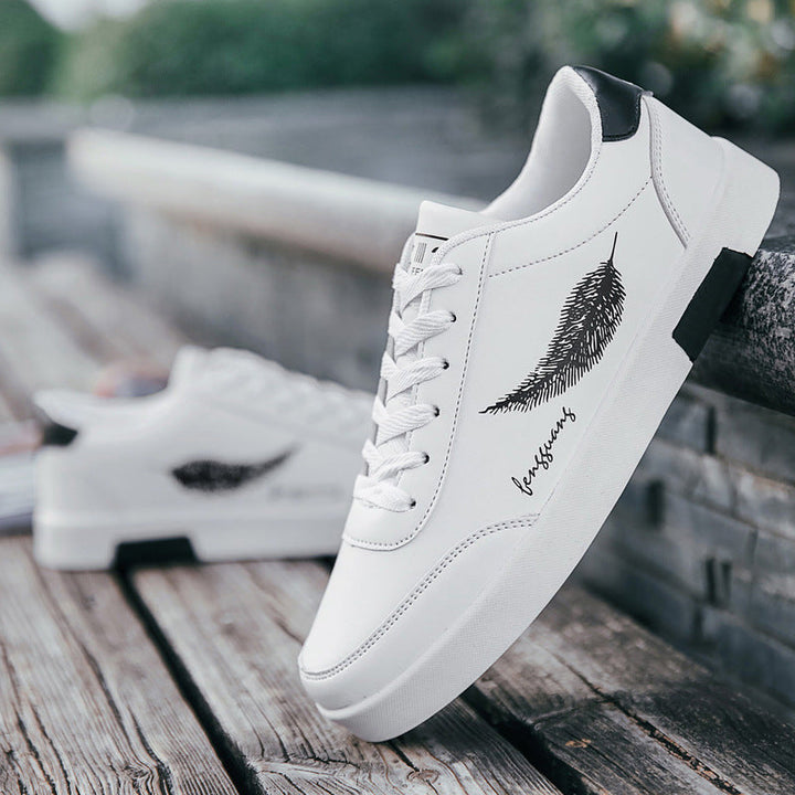 Damen Modische Sneakers mit markantem Feder-Design und sportlichem Komfort Drune