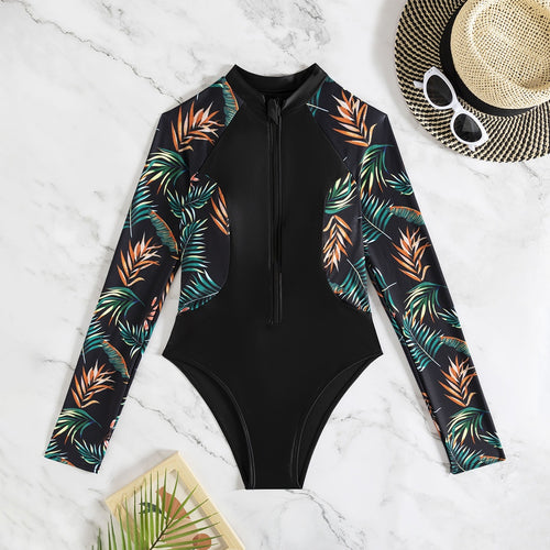 Damen Langärmliger Neopren-Schwimmanzug Drune