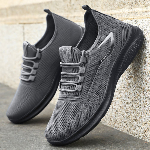 Herren nan atmungsaktive Strick-Sneaker mit sockenähnlichem Schaft und flexibler Komfortlaufsohle Drune