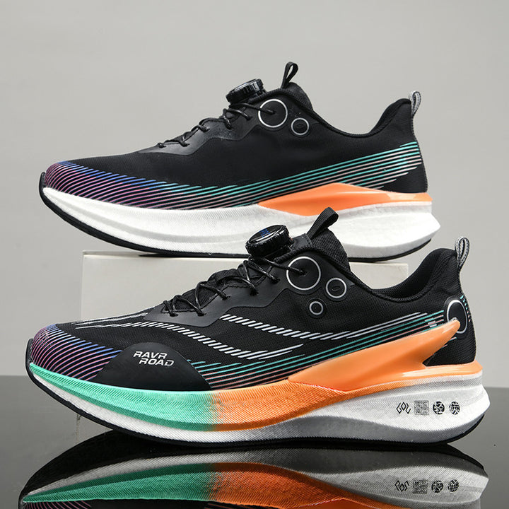 Unisex Performance-Laufschuhe mit Drehverschluss, mehrschichtiger Rebound-Zwischensohle und stabiler TPU-Fersenstütze Drune