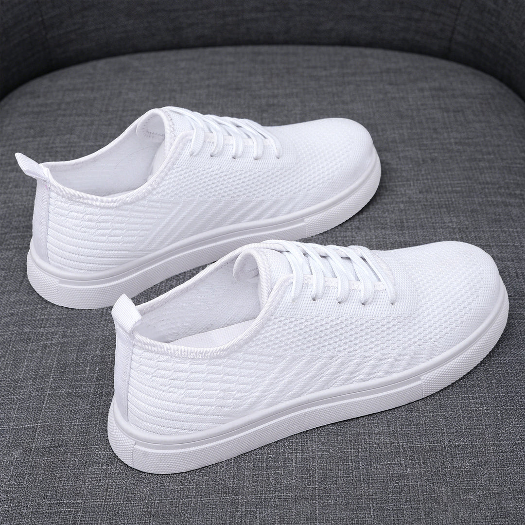 Damen nan leichter Strick-Slip-On Sneaker mit elastischem Sockeneinstieg, atmungsaktivem 3D-Gestrick und dämpfender Leichtsohle Drune