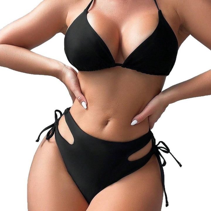 Damen Sportiv transparentes Strand-Top mit grafischem Druck Drune