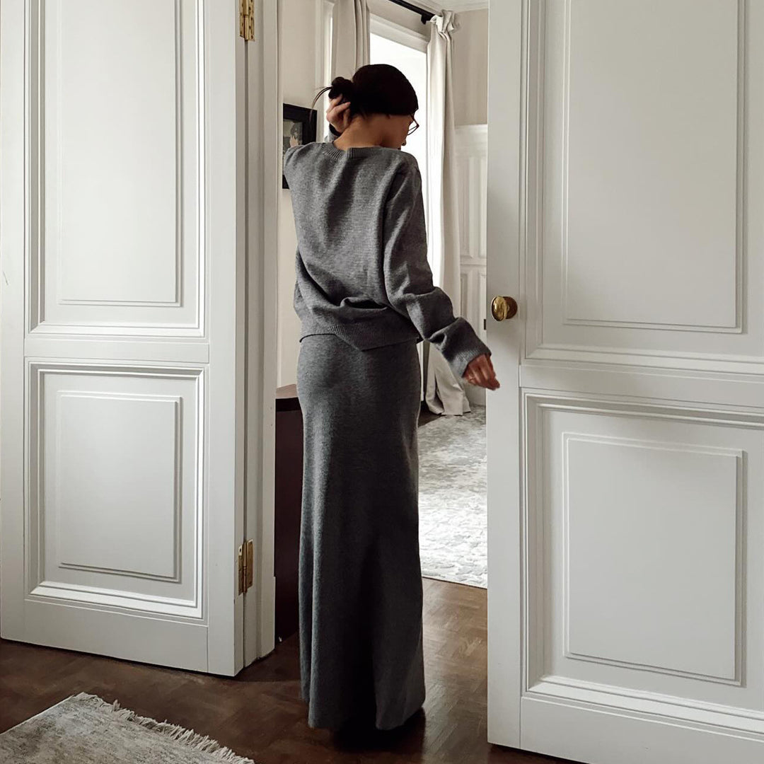 Damen Elegantes und gemütliches Strickensemble Drune