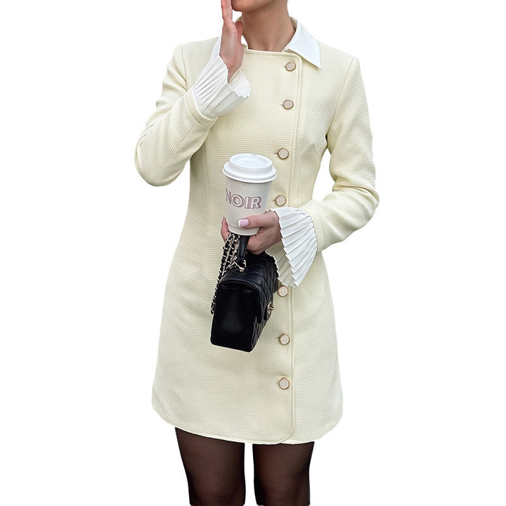 Damen Elegantes Blazer-Kleid mit Gürtel Drune
