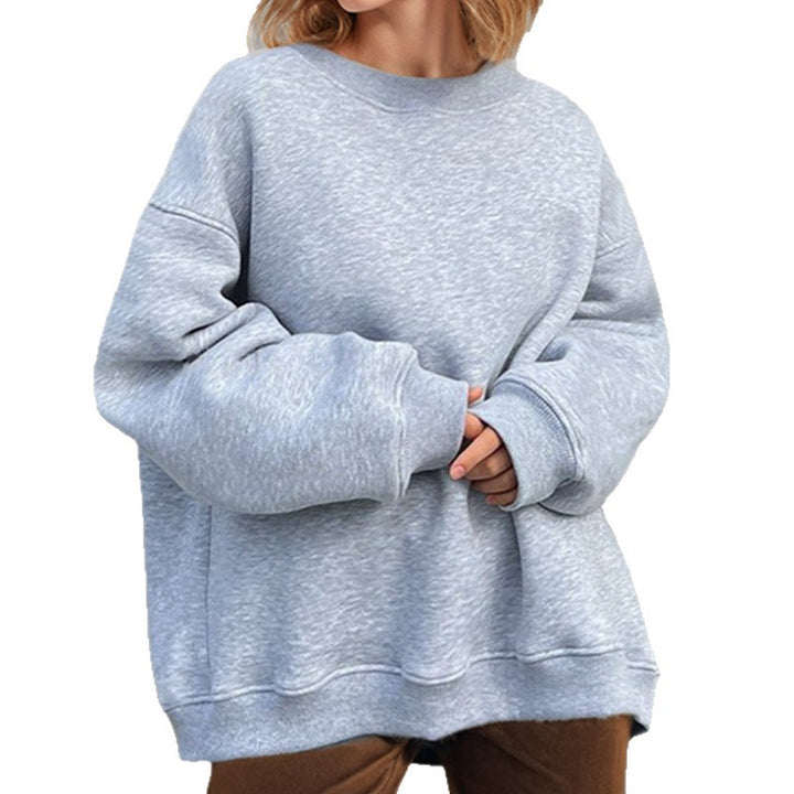 Damen oversized Sweatshirt mit weitem Schnitt und lässigem Design Drune