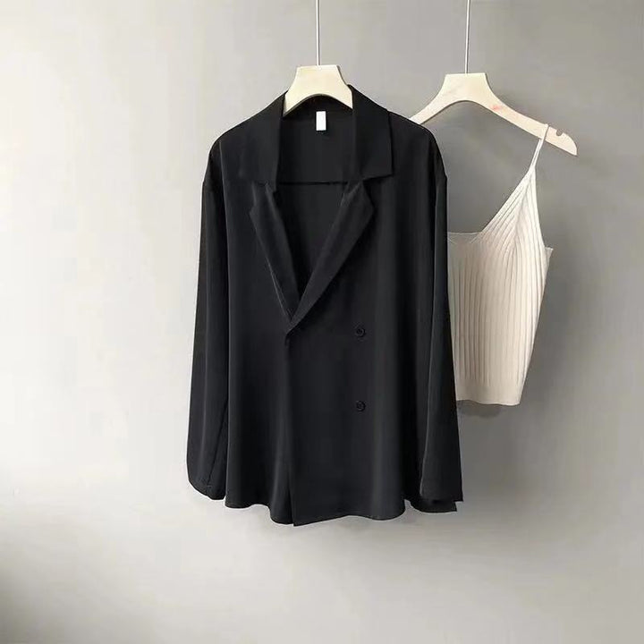 Damen elegantes Blazer-Set mit modischer Shorts Drune