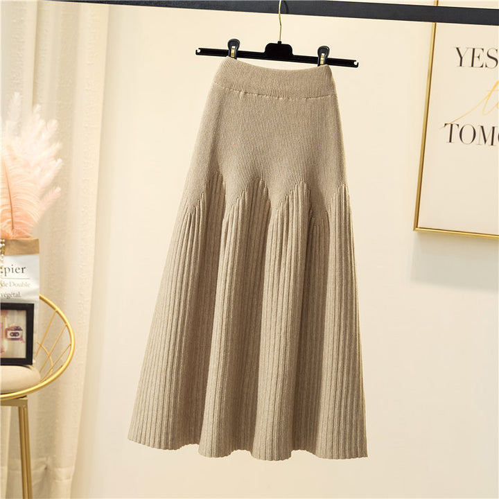Damen Eleganter, weicher Plisseerock Drune