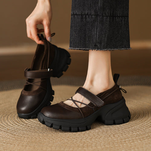 Damen modische Slingback-Schuhe mit elastischen Riemen und bequemer Sohle Drune