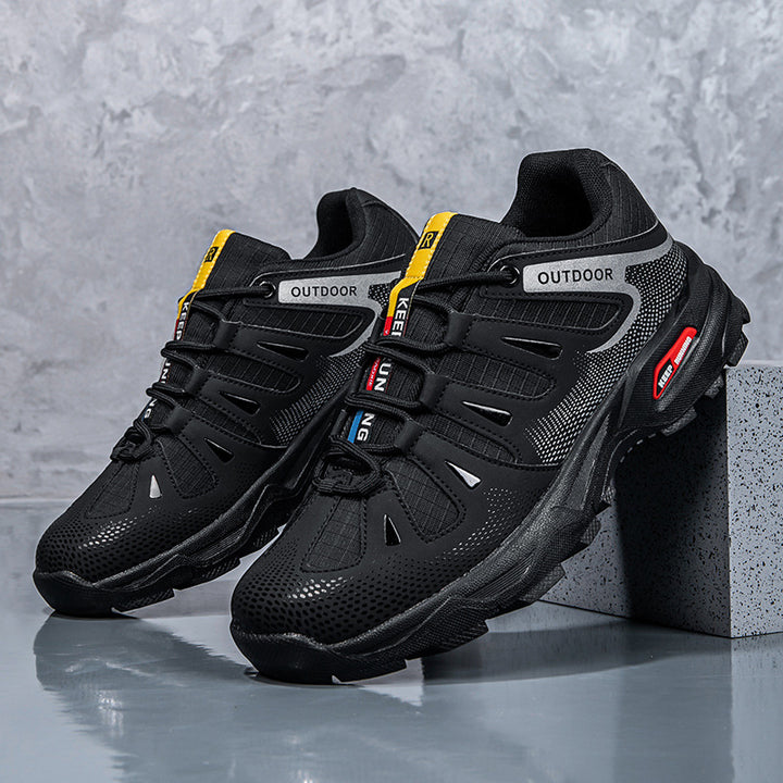 Herren nan leichter Trail- und Outdoor-Laufschuh mit griffiger Stollensohle und gedämpfter EVA-Mittelsohle Drune