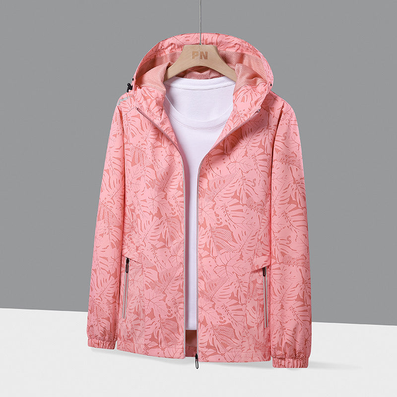 Herren Leichte Outdoor-Jacke mit Kapuze Drune