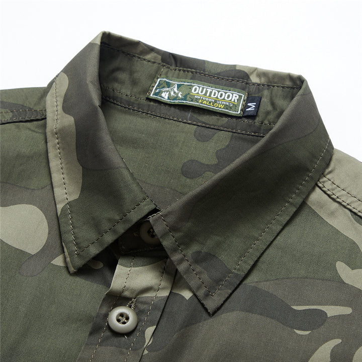 Herren Feldjacke im Camouflage-Stil Drune