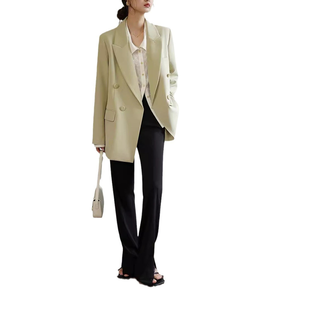Damen Eleganter doppelter Blazer Drune