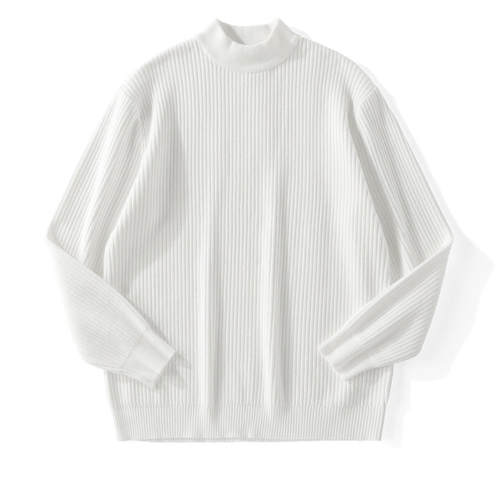 Herren Feinstrickpullover mit Stehkragen Drune