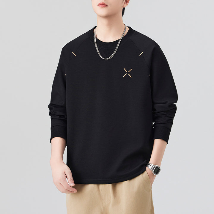 Herren Sportlicher Crewneck-Sweatshirt Drune