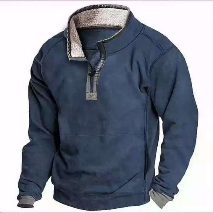 Herren Modischer Hoodie mit Kapuze und maritimem Druck Drune