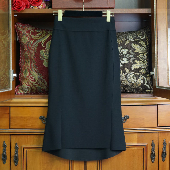 Damen Eleganter und figurbetonter Midirock Drune