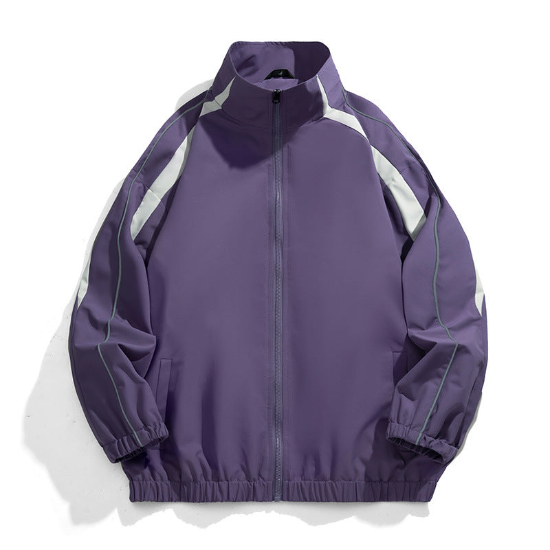 Damen Sportliche Windbreaker-Jacke Drune