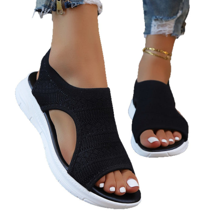 Damen Sportliche Freizeitsandalen mit atmungsaktivem Obermaterial Drune