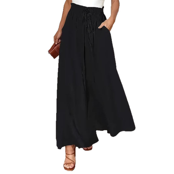 Damen Palazzo-Hosen mit elastischem Bund und praktischen Taschen Drune