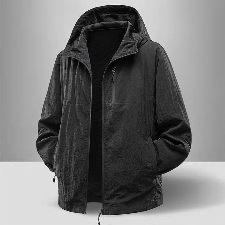 Herren Leichte und atmungsaktive Regenjacke Drune