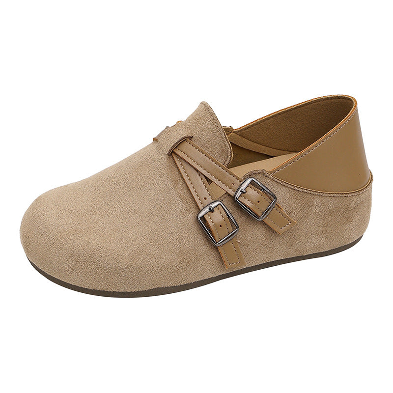 Damen Komfortable Clogs mit doppeltem Riemen Drune