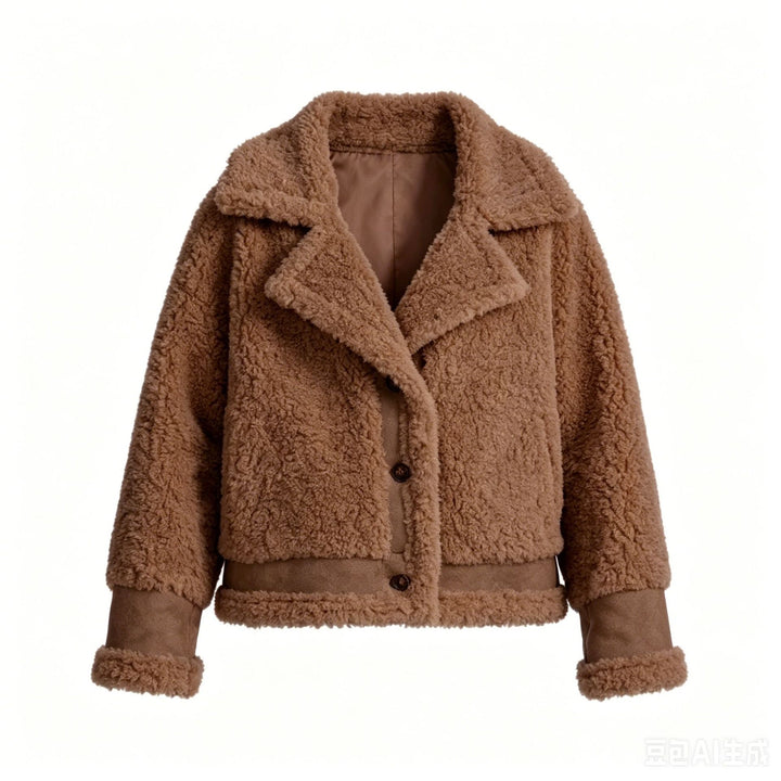 Damen Kuschelige Teddyjacke Drune