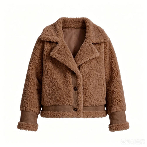 Damen Kuschelige Teddyjacke Drune