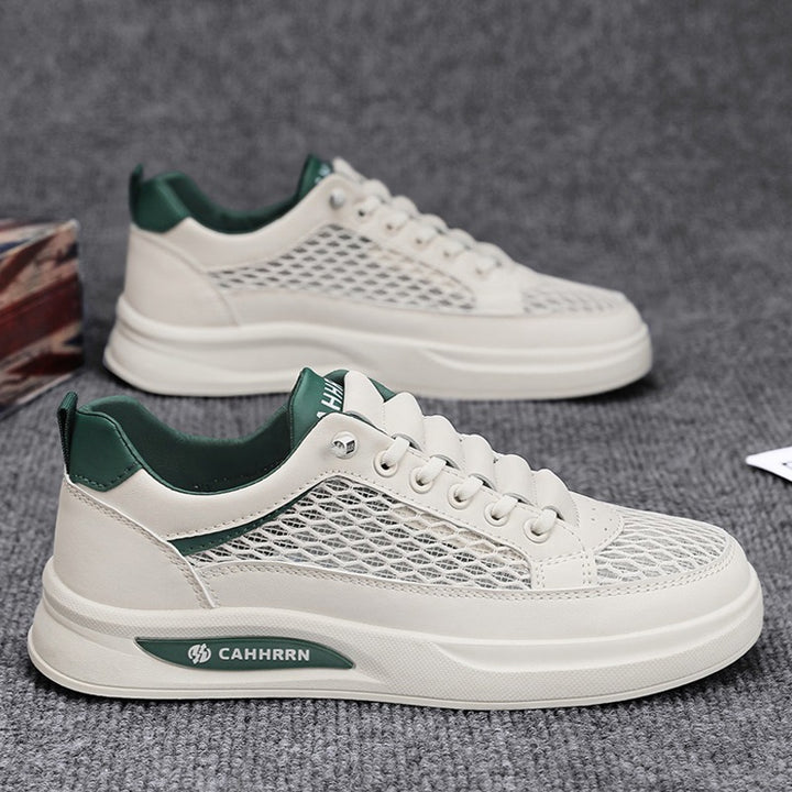 Unisex atmungsaktive Mesh-Plateau-Sneaker mit leichter Dämpfung und gepolstertem Komfortfußbett Drune