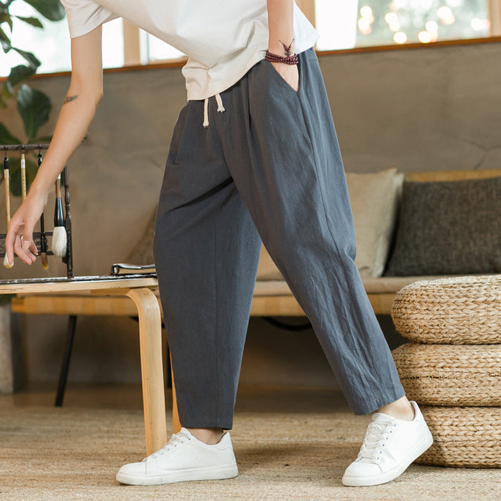 Drune | Bequeme Männerhose Mit Kordelzug