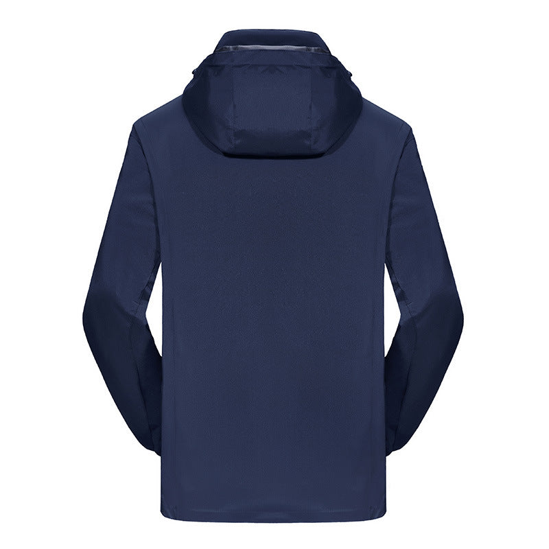 Herren Softshell-Parka mit herausnehmbarer Fleece-Innenjacke und verstellbarer Kapuze Drune
