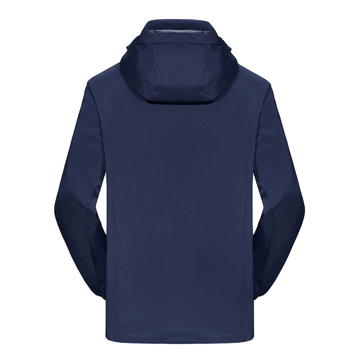 Herren Softshell-Parka mit herausnehmbarer Fleece-Innenjacke und verstellbarer Kapuze Drune