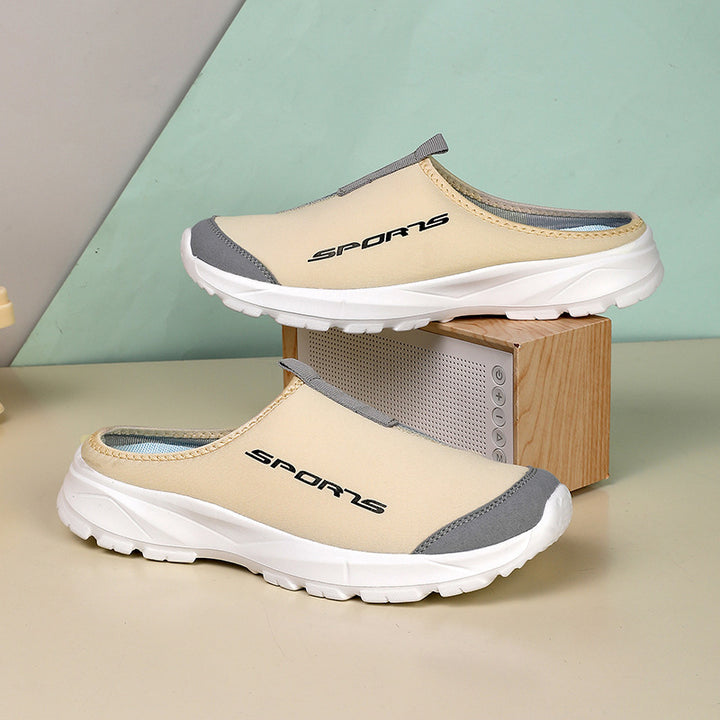 Damen Bequeme Sportslipper mit elastischem Einschnitt und rutschfester Sohle Drune