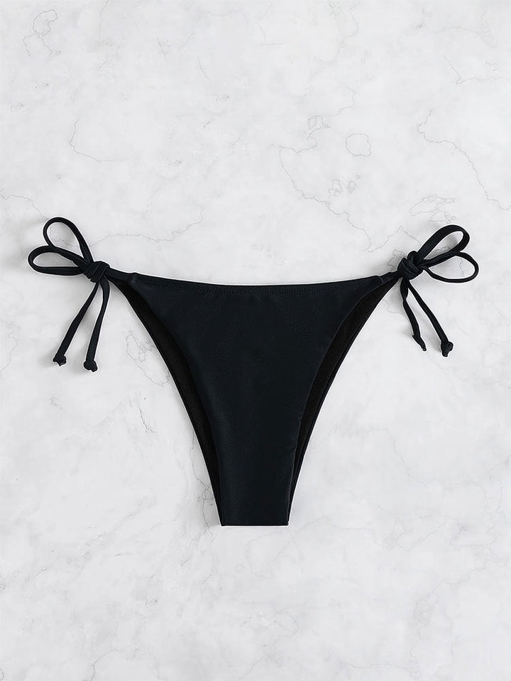 Damen klassisches Triangel-Bikini-Set mit verstellbaren Trägern Drune