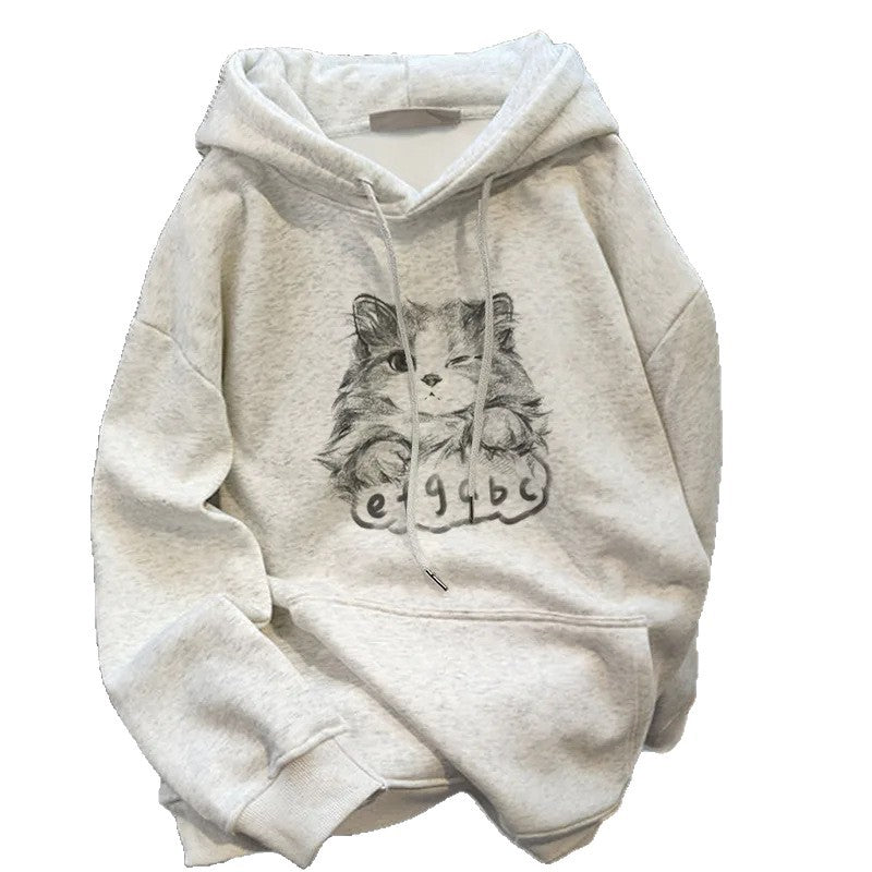 Damen Hoodie mit niedlichem Tierdesign Drune