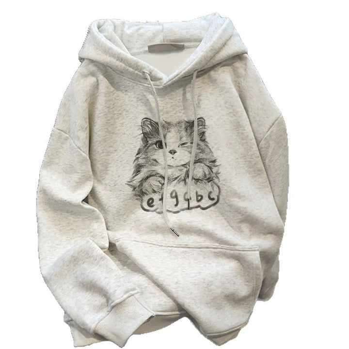 Damen Hoodie mit niedlichem Tierdesign Drune