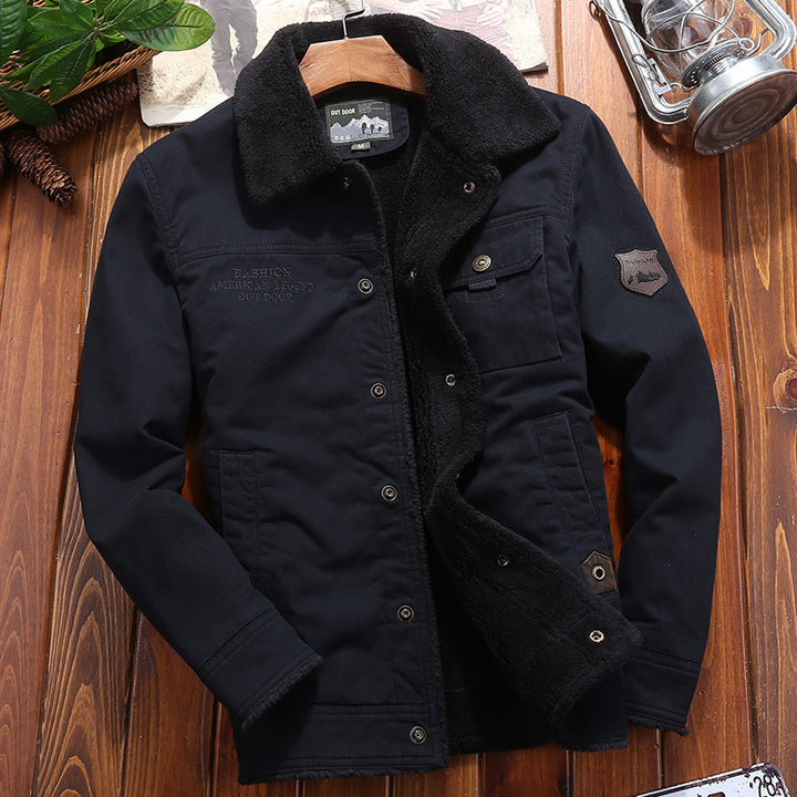 Herren Robuste Outdoor-Jacke mit Fleece-Innenfutter Drune