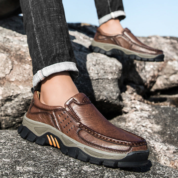 Herren Komfortable Slip-On Freizeitschuhe Drune