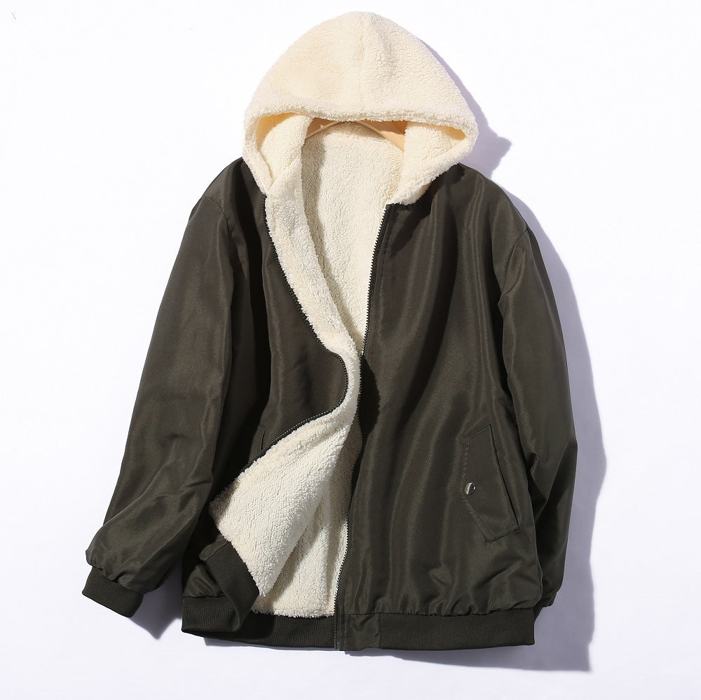 Damen Kuschelige Fleece-Jacke Drune