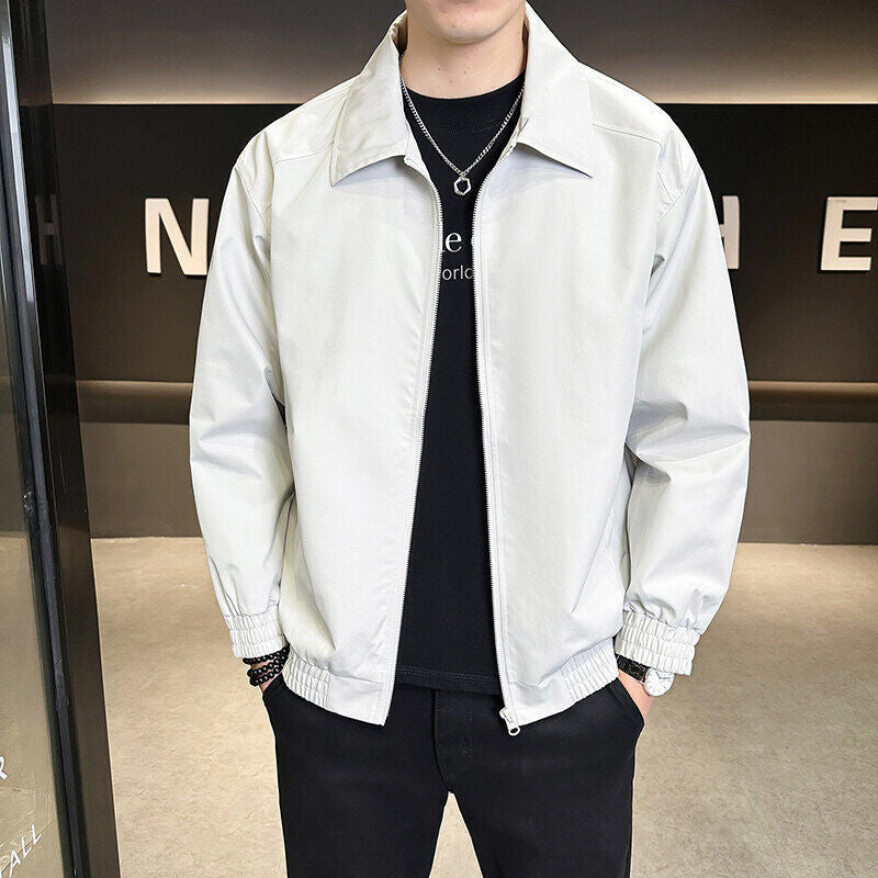 Herren leichtgewichtige Freizeitjacke mit elastischem Bund und praktischen Taschen Drune