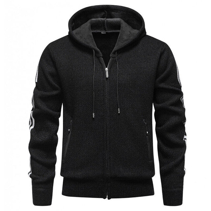 Herren Sportliche Kapuzenjacke mit innovativem Materialmix Drune